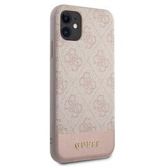 Originaal GUESS - 4G Stripe Collection - IPhone 11/Xr , roosa цена и информация | Чехлы для телефонов | kaup24.ee