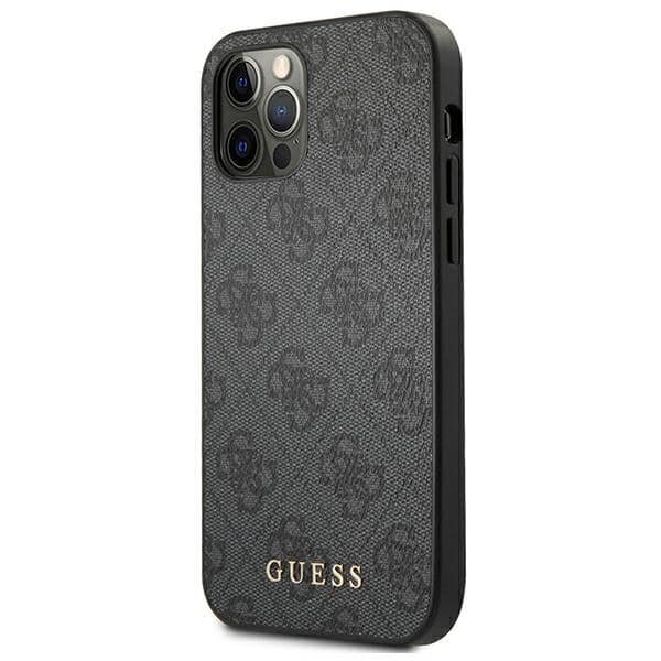 GUESS 4G Metal Gold Logo - Iphone 12/12 Pro , hall hind ja info | Telefoni kaaned, ümbrised | kaup24.ee