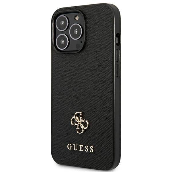 GUESS Saffiano 4G Small Metal Logo - Iphone 13 Pro Max , must hind ja info | Telefoni kaaned, ümbrised | kaup24.ee