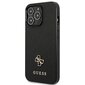 GUESS Saffiano 4G Small Metal Logo - Iphone 13 Pro Max , must hind ja info | Telefoni kaaned, ümbrised | kaup24.ee