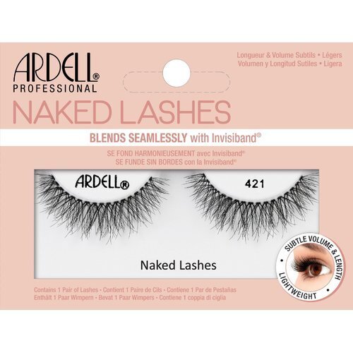 Ardell Naked Lashes 421 - Fake eyelashes 1.0ks Black цена и информация | Kunstripsmed, ripsmekoolutajad | kaup24.ee