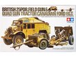 Tamiya - British 25pdr.field gun & Quad gun tractor Canadian Ford F.G.T., 1/35, 35044 hind ja info | Klotsid ja konstruktorid | kaup24.ee
