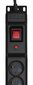 Activejet COMBO 12 socket power strip 5m black hind ja info | Pikendusjuhtmed, kaablid | kaup24.ee