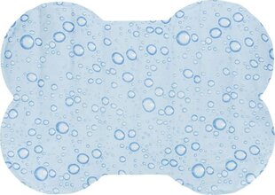 Trixie Bone-shaped cooling mat, M: 60 × 45 cm, light blue цена и информация | Лежаки, домики | kaup24.ee