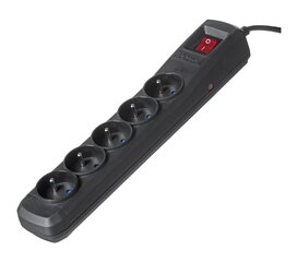 Activejet black power strip with cord ACJ COMBO 5G/5M/BEZP. AUTO/CZ hind ja info | Pikendusjuhtmed, kaablid | kaup24.ee