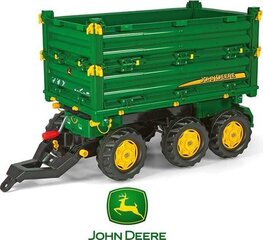 Rolly Toys Rolly Multi John Deere Трехосный самосвальный прицеп цена и информация | Развивающий мелкую моторику - кинетический песок KeyCraft NV215 (80 г) детям от 3+ лет, бежевый | kaup24.ee