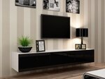 Cama TV alus Vigo '180' 30/180/40 valge/must läikega