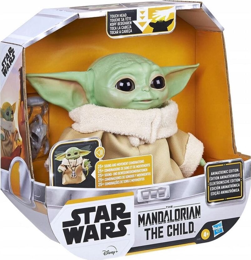 Tegevuskujud Star Wars Mandalorian Baby Yoda Hasbro (25 cm) hind ja info | Poiste mänguasjad | kaup24.ee