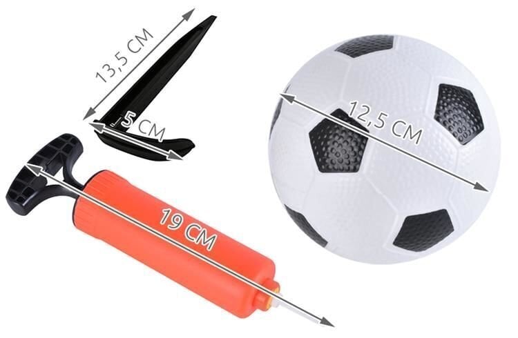 Jalgpallivrav + pall + pump hind ja info | Jalgpalliväravad ja -võrgud | kaup24.ee