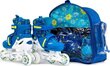 SMJ Combo Monster rulluisukomplekt - rulluisud, kiiver, valvurid, seljakott, 30-33 sinine hind ja info | Rulluisud ja tarvikud | kaup24.ee