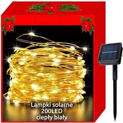 Pikese julutuled - 200LED juhtmed, valge цена и информация | Новогодняя гирлянда Holiday, 10 светодиодов, 30 см | kaup24.ee