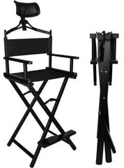 Деревянное кресло для макияжа, чёрное цена и информация | Мебель для салонов красоты | kaup24.ee