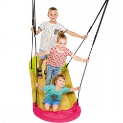 WOOPIE Swing Stork's Nest Grandoh Green Pink kuni 150 kg цена и информация | Подвесные качели | kaup24.ee