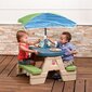 Step2 Piknikulaud koos vihmavarjuga lastele hind ja info | Laste lauad ja toolid | kaup24.ee