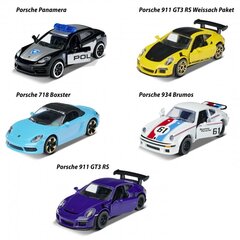 MAJORETTE Porsche autokomplekt 5 tk цена и информация | Игрушки для мальчиков | kaup24.ee
