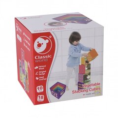 CLASSIC WORLD Puzzle Kgiviljade loendamise ppimine Pramiidiplokid 10 el. hind ja info | Arendavad mänguasjad | kaup24.ee