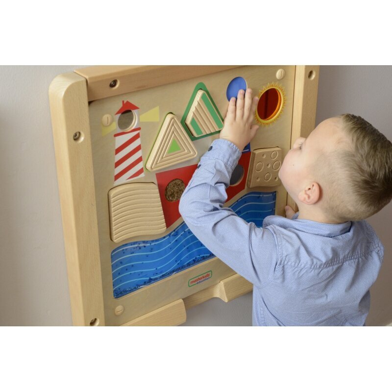 MASTERKIDZ Educational Sensory Board Sailing Ocean Montessori hind ja info | Arendavad mänguasjad | kaup24.ee