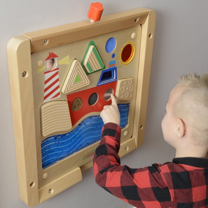 MASTERKIDZ Educational Sensory Board Sailing Ocean Montessori hind ja info | Arendavad mänguasjad | kaup24.ee