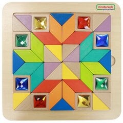MASTERKIDZ Puzzle Mosaiic ppige vrve ja kujundeid Tangram Montessori hind ja info | Arendavad mänguasjad | kaup24.ee