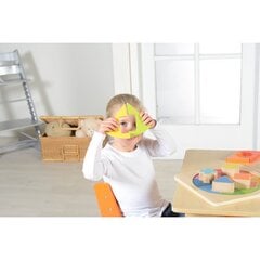 Vrviline puidust geomeetriline pusle Masterkidz Montessori pusle hind ja info | Arendavad mänguasjad | kaup24.ee