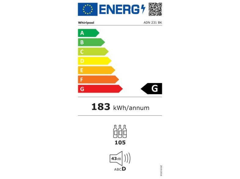 Whirlpool Veinikülm ADN231 цена и информация | Veinikülmikud | kaup24.ee