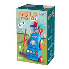 WOOPIE golfikomplekt + ratastega tarvikute alus цена и информация | Развивающие игрушки | kaup24.ee