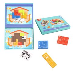 TOOKY TOY Montessori magnetpuzzle Tetris Noa laev 26 el. цена и информация | Развивающие игрушки | kaup24.ee