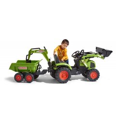 FALK CLAAS pedaaltraktor haagise, kopa ja buldooseriga alates 3 aastast цена и информация | Игрушки для мальчиков | kaup24.ee