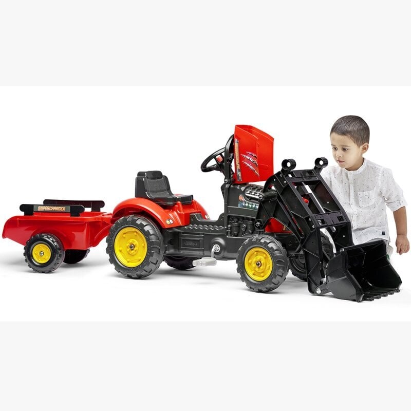Kopa ja haagisega traktor hind ja info | Poiste mänguasjad | kaup24.ee