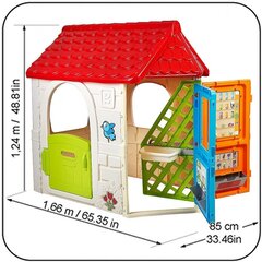 Feber Garden House с вращающимися дверями + 6 игровых площадок цена и информация | Детские игровые домики | kaup24.ee