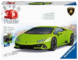 Пазл 3D Vehicles Lamborghini Huracan Evo Verde, 108 дет. цена и информация | Пазлы | kaup24.ee