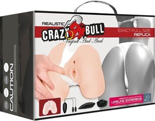 CRAZY BULL CRAZY BULL – REALISTLIK ANUS JA TUPE VIBRATSIOONIGA 5 цена и информация | БДСМ и фетиш | kaup24.ee