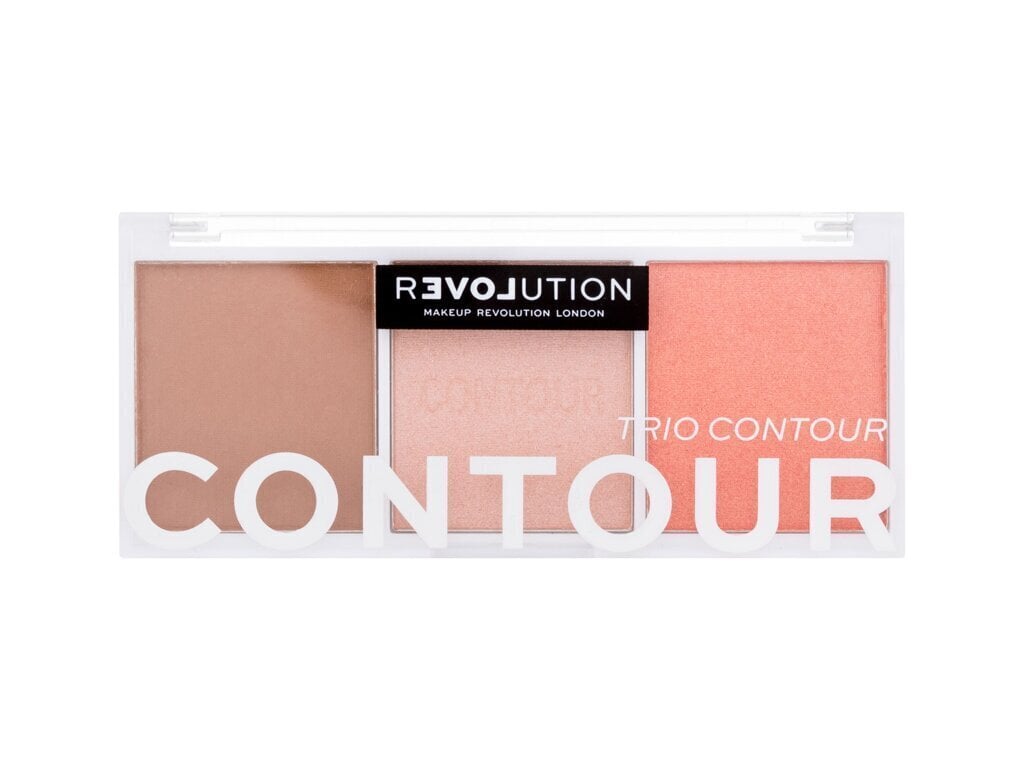 Makeup Revolution Colour Play Trio Palette - Contouring palette 6 g Sugar #d89f6c цена и информация | Jumestuskreemid, puudrid | kaup24.ee