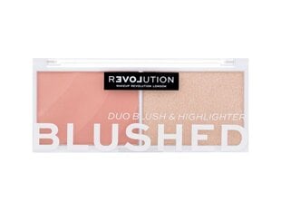 Makeup Revolution Colour Play Duo Palette - Blush palette and brighteners 5.8 g Sweet hind ja info | Päikesepuudrid, põsepunad | kaup24.ee