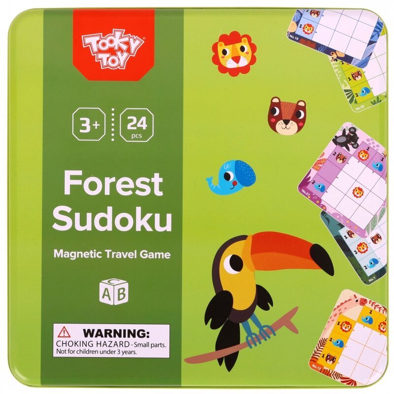 TOOKY TOY Sudoku mng lastele Forest Version цена и информация | Lauamängud ja mõistatused | kaup24.ee