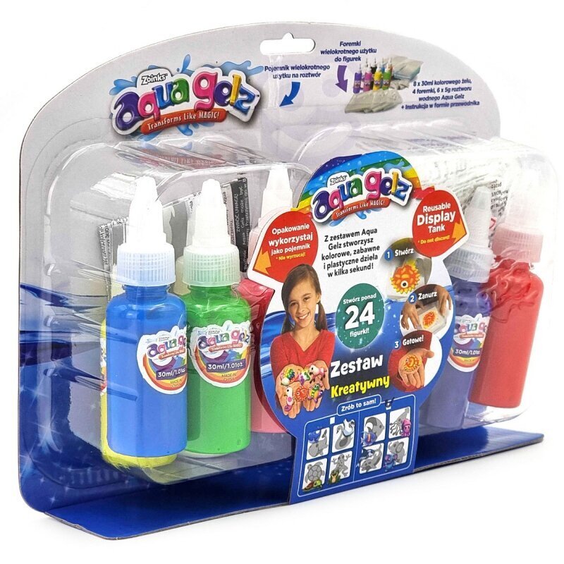Aqua Gelz Creative 8 geelvärvi komplekt hind ja info | Arendavad mänguasjad | kaup24.ee