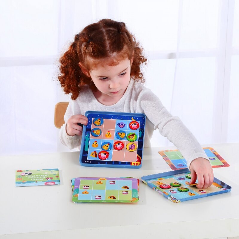 TOOKY TOY Sudoku mngu lastele farmi versioon цена и информация | Lauamängud ja mõistatused | kaup24.ee