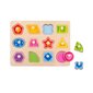 TOOKY TOY Pusle Montessori pusle ppige kujundeid koos tihvtidega Figuuride kujundid hind ja info | Arendavad mänguasjad | kaup24.ee