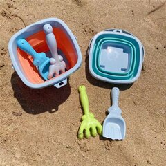 Складное ведро с граблями WOOPIE, лопатка оранжевая цена и информация | Игрушки для песка, воды, пляжа | kaup24.ee