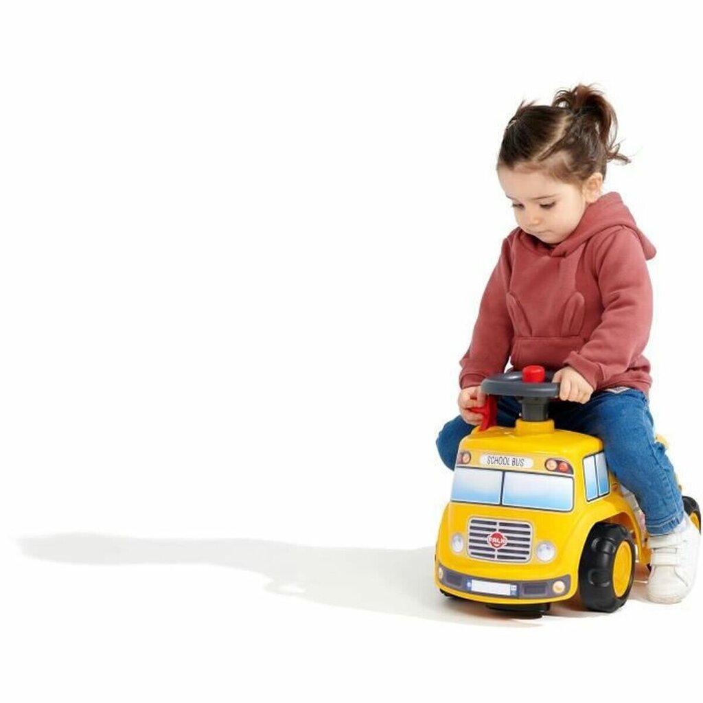 FALK Rider auto koolibuss Kollane sarvega alates 1 aastast цена и информация | Imikute mänguasjad | kaup24.ee