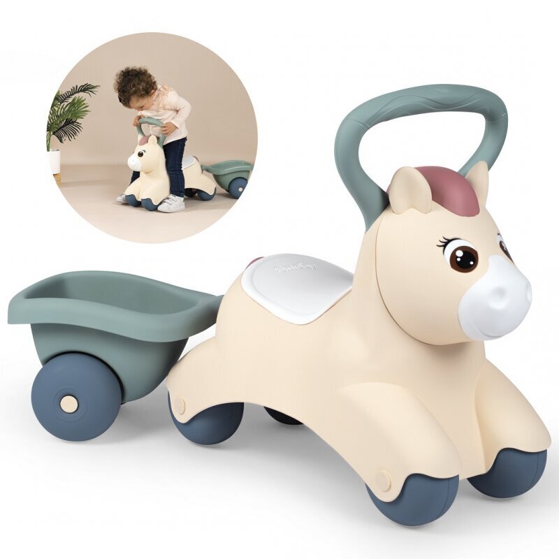 Smoby Little First Baby Pony koos haagisega hind ja info | Poiste mänguasjad | kaup24.ee