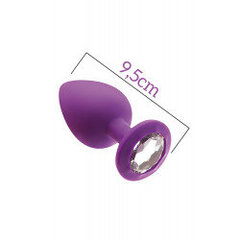 Mai no.49 anal plug with stone l purple цена и информация | Анальные игрушки | kaup24.ee