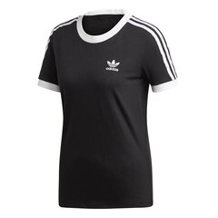 Футболка с коротким рукавом женская Adidas 3 Stripes, чёрная цена и информация | Женские футболки | kaup24.ee