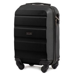 Маленький чемодан Wings AT01-XS, черный цена и информация | Чемоданы, дорожные сумки | kaup24.ee