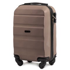 Маленький чемодан Wings AT01-XS, светло-коричневый цена и информация | Чемоданы, дорожные сумки  | kaup24.ee