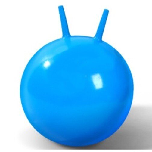 Kengūros šokinėjimo kamuolys 65cm mėlynas hind ja info | Võimlemispallid | kaup24.ee