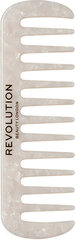 Revolution Haircare Natural Curl Wide Tooth Comb White ( kudrnaté a silné vlasy ) - Hřeben hind ja info | Juukseharjad, kammid, juuksuri käärid | kaup24.ee