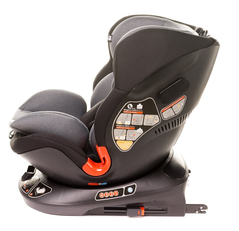 Turvatool 4Baby Space-fix 0-36 kg punane цена и информация | Turvatoolid | kaup24.ee