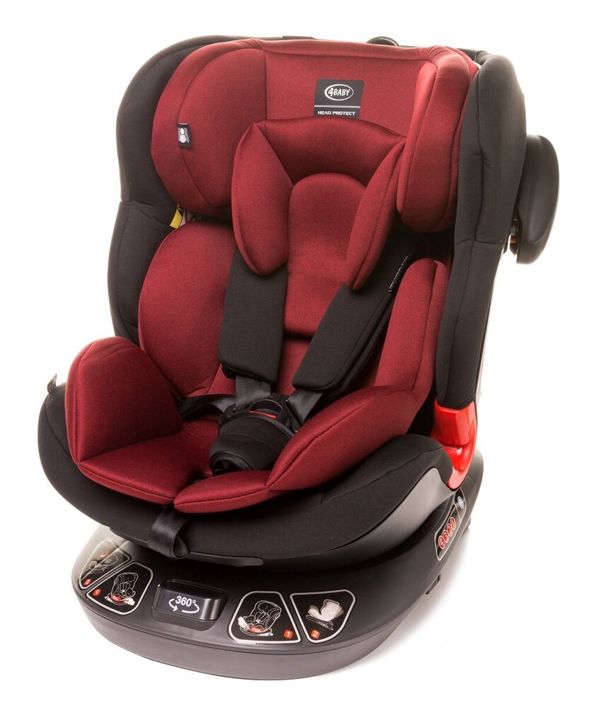 Turvatool 4Baby Space-fix 0-36 kg punane цена и информация | Turvatoolid | kaup24.ee