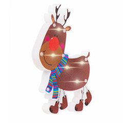 Светодиодный подвесной рождественский олень цена и информация | Декорации | kaup24.ee